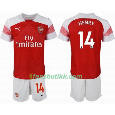 Fotballdrakt Arsenal HENRY 14 Barn Hjemmetrøye 2018-2019 Kortermet